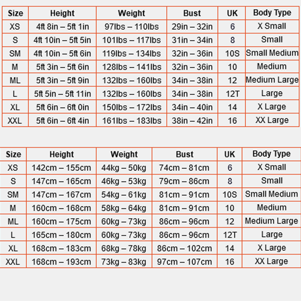 ZONE 3 ASPECT womens 23 0 Tableau des tailles